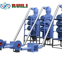Séparateur d'air en zigzag haute efficacité pour la séparation des matériaux plastiques lourds et légers, équipement pour ligne de production de lavage de flocons de PET