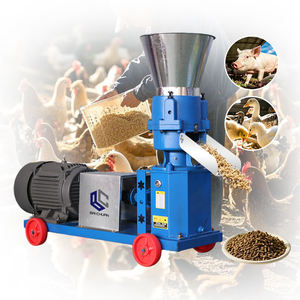 Machine de formage de granulés d'aliments avec régulation de vitesse par conversion de fréquence, liaison courant-alimentation et système anti-colmatage - Product Image 2