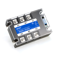 Relay Solid State Tiga Fasa BERM SSR Daya Rendah Kontrol Sirkuit Industri Motor Rotasi Maju Mundur DC Sekrup Tertutup