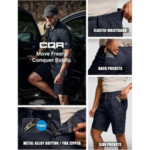 Custom Men's Flex Cargo Shorts Lightweight Water Resistant Stretch Quick Dry Golf Work Shorts Multi Pocket Tactical Outdoor Wear - Product Image 6