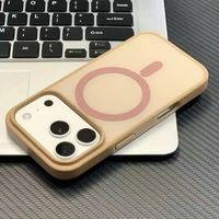 Casing Belakang Akrilik Magnetik Warna Kontras untuk iPhone 18 Pro Max 17 Pro Max 16 Pro Anti Gores Potongan Presisi Tipis