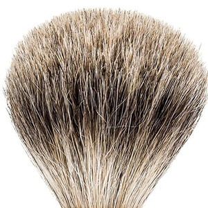 Pinceau à raser professionnel de haute qualité pour droitiers, manche en bois, poils en nylon, pour le rasage de la barbe, avec logo et emballage personnalisés - Product Image 6