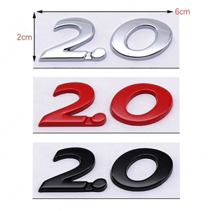 Emblema Universal 2.0 para Automóvil, para <span class=keywords><strong>Peugeot</strong></span> 307 CC/SW, 407, 508, Accesorio para Auto - Product Image 6