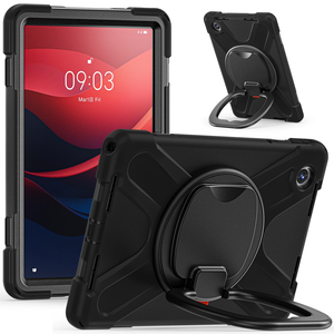 Armor Silicone Trở Lại PC Trường Hợp Bìa Cho Lenovo Tab Ý Tưởng Tab 11 K11 Tb336 M11 Tb330 K10 Đứng Nhiệm Vụ Nặng Nề Dây Đeo Vai Trường Hợp - Product Image 5