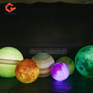 Ballon gonflable personnalisé du système solaire avec éclairage LED, ballon gonflable éducatif sur le thème de l'astronomie pour la décoration - Product Image 6