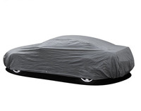 Penutup Mobil SUV PVC Katun 250GSM dengan Penolakan UV 90% & IR 60% Tahan Air Pelindung Naungan Portabel
