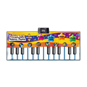 Tappetino Musicale Elettronico Gigante da 71 Pollici con 24 Tasti, Tastiera da Ballo Colorata per Bambini con Funzione di Riproduzione, Giocattolo Interattivo - Product Image 1