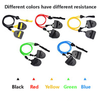 LEAJOY Ensemble de bandes de résistance pour la natation, palettes et corde de traction, en TPE+PP, séchage rapide, entraînement aquatique sur terre, couleur personnalisable