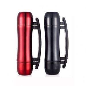 Venta al por mayor: Termo de vacío de acero inoxidable 18/8 con diseño de bala para coche, con 2 tazas y asa - Product Image 3