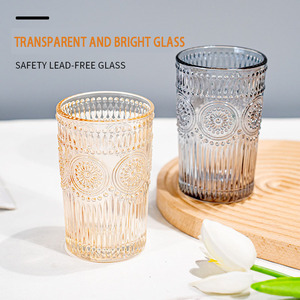 Proveedor Integral <span class=keywords><strong>de</strong></span> Cristalería para Mesa, Vaso <span class=keywords><strong>de</strong></span> Agua Sun Flower, Vaso <span class=keywords><strong>de</strong></span> Whisky con Borde Dorado - Product Image 3