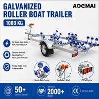 Fabricants chinois AOEMAI, remorque pour bateau de haute qualité, remorque pour bateau robuste galvanisée, remorque pour bateau gonflable
