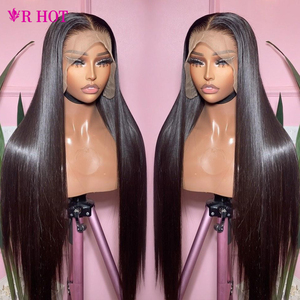 Perruque frontale complète HD en cheveux humains naturels vierges indiens bruts, densité 200%, avec dentelle transparente, vente en gros - Product Image 1