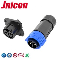 Connecteur étanche Jnicon M25 à grande puissance, mâle/femelle, IP67, 2, 3, 4 broches