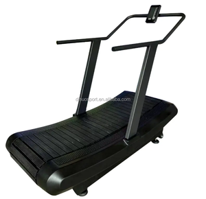 Tapis de course commercial robuste, courbé, non motorisé, auto-alimenté, manuel, pour exercices aérobiques - Product Image 2