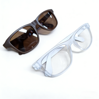 Lunettes intelligentes Bluetooth AI Contrôle tactile intelligent Lunettes de soleil avec assistant Conversation Musique Audio Lunettes intelligentes sans fil