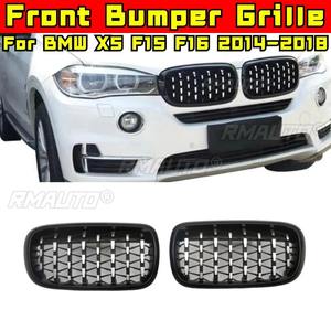 Bandes décoratives pour calandre de voiture, kit carrosserie de calandre de course, calandre avant pour BMW X5 F15 F16 2014-2018, pièce extérieure - Product Image 2