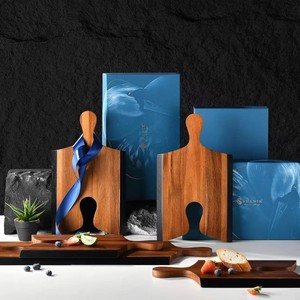 Cadeaux de fête de Noël planche à <span class=keywords><strong>fromage</strong></span> en bois <span class=keywords><strong>plateau</strong></span> de service verre à vin <span class=keywords><strong>plateau</strong></span> <span class=keywords><strong>rectangulaire</strong></span> épissé - Product Image 6