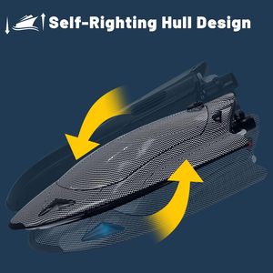 Ept 2.4G sợi carbon RC đài phát thanh điện tốc độ cao 25 km/h xoáy tuabin máy bay phản lực không chổi than điều khiển từ xa thuyền - Product Image 6