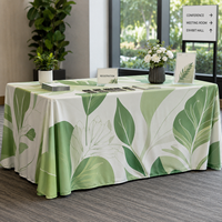 Nappe personnalisée avec logo pour marché fermier, housse de table ajustée de 1,2 m pour foire artisanale et présentoir de stand extérieur