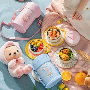 Caixa de Almoço de Aço Inoxidável Japonesa de Alta Isolação, Três Camadas, Multiuso, Grande Capacidade para Estudantes, 12 Horas - Product Image 4