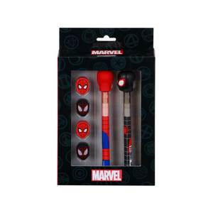 Marvel <span class=keywords><strong>Spiderman</strong></span> Set mit radierbarem Gelstift + ewigem Bleistift + 4 Radiergummis <span class=keywords><strong>Peter</strong></span> - Product Image 2