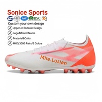 Chaussures de football américaines professionnelles MG, logo personnalisé, chaussures de football d'été, vente en gros, chaussures de football bon marché en PU