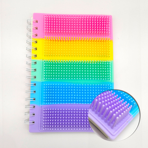 Diario 2025 A5 libro di decompressione con bobina in Silicone Logo personalizzato materiale scolastico foderato di libri di esercizi colorati Agenda diario taccuino - Product Image 1