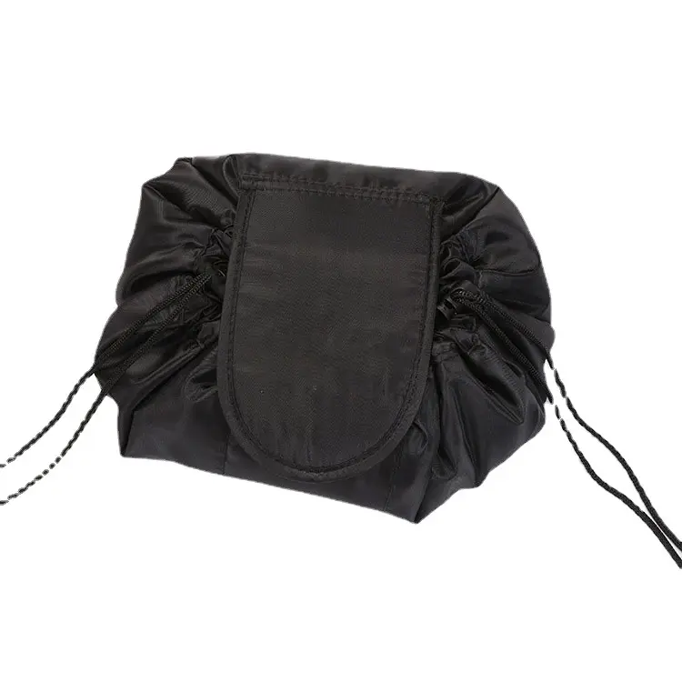 WSY120 Drawstring Cosméticos Magic Bag Portátil Viagem Jóias Saco De Armazenamento De Poliéster Preguiçoso Flat Lay Maquiagem Bag