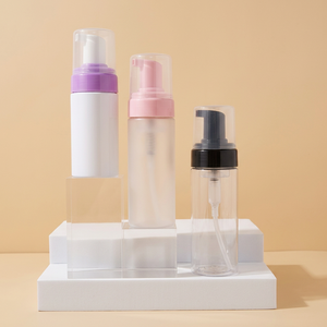 Venta al por Mayor de Botellas de Espuma Vacías de 100ml, 120ml, 150ml y 20ml, Dispensador de Espuma de Plástico Multicolor con Tapa Transparente Antipolvo - Product Image 4