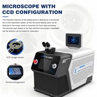 Mesin Las Laser Portabel YAG 150W 100J Akurasi Tinggi untuk Perhiasan Emas Perak Logam