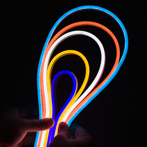 Tek renk 5m silikon Neon DC12V Flex işareti dekoratif <span class=keywords><strong>LED</strong></span> Neon ışık ip65 su geçirmez <span class=keywords><strong>Led</strong></span> Neon şerit - Product Image 2