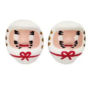 customized 3.5 inch daruma doll paper molder pulp dharma best wishs for people