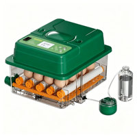 Vente d'usine incubateur d'oeufs de poussin entièrement automatique 12 oeufs double alimentation éclosoir d'oeufs de volaille