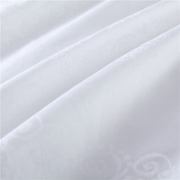Parure de lit en coton, impression blanche, ensemble de literie de luxe, pour hôtel et maison, housse de couette et drap 100% coton, usine chinoise, vente en gros, 800TC