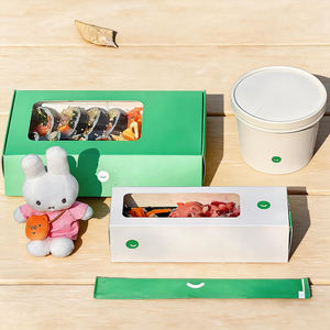 Caja <span class=keywords><strong>de</strong></span> cartón personalizada con ventana para hot dogs, pizza y <span class=keywords><strong>tostadas</strong></span> <span class=keywords><strong>de</strong></span> huevo, empaque para comida para llevar para restaurantes - Product Image 4