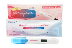510K CE Digital hCG Test Schwangerschaft stest in Guangzhou mit kostenlosen Proben