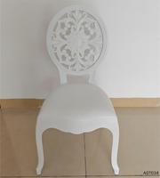 Chaise en plastique noire et blanche pour événements, banquets, hôtels et fêtes – Meilleure vente