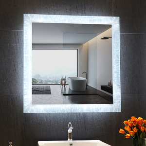 Fleur <span class=keywords><strong>De</strong></span> glace Style Hôtel Éclairé Miroirs Muraux <span class=keywords><strong>Lumineux</strong></span> sans cadre Étanche IP44 Cote <span class=keywords><strong>Salle</strong></span> <span class=keywords><strong>De</strong></span> Bain LED <span class=keywords><strong>Miroir</strong></span> - Product Image 1