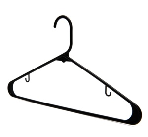 Bán Buôn Tùy Chỉnh Màu Đen Nhựa Quần Áo Móc Áo Cao Cấp Tủ Quần Áo Không Trượt Giá Rẻ Quần Áo Móc Áo Nhựa - Product Image 3