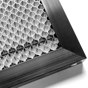 840*4400Mm 440*440Mm Meja Kerja Sarang Lebah Desktop Pembuangan Panas Cepat-Papan Pemotong Panel Pelindung untuk Pemotong Laser CO2