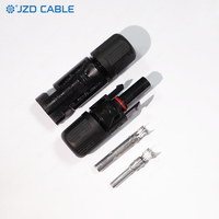 JZD 1/2/3/5/8/10m Solarpanel-Kabel PV-Anschluss kabel 2, 5 mm2 4 mm2 6 mm2 Mit Stecker Schwarz 10 AWG Solar-Verlängerung kabel