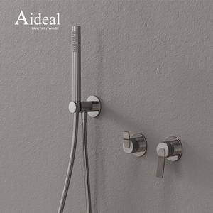 Système de <span class=keywords><strong>douche</strong></span> mural dissimulé Aideal Sanitary Modern Concealed Gold, 2 fonctions, <span class=keywords><strong>douche</strong></span> pluie combinée - Product Image 5