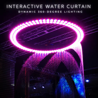 Projecteur laser musical programmable LISHI pour écran d'eau commercial, fontaine de cinéma 3D, en acier inoxydable, étanche IP68