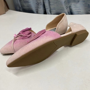 Chaussures plates en cuir suédé véritable pour femmes, motif floral, mocassins souples en peau d'agneau, vente en gros directe usine - Product Image 5