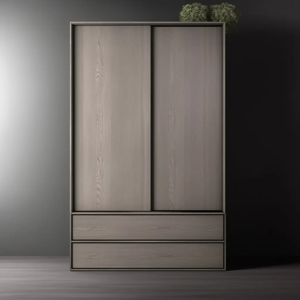 Armoire Dressing Furnitur Kamar Tidur Oak Berpakaian Armoir