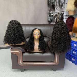 Perruque en cheveux humains Pixie Curl 360lace 14-28 pouces P4/30 99J couleur naturelle SDD - Product Image 2