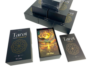 طباعة بطاقات التارو الملونة المخصصة بأسعار منخفضة مع حواف ذهبية مستديرة - Product Image 3