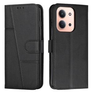 Étui de téléphone en cuir à texture de veau avec boucle et coutures, 171 mm, pour Redmi 15C 5G / 4G Global – Vente en gros - Product Image 1