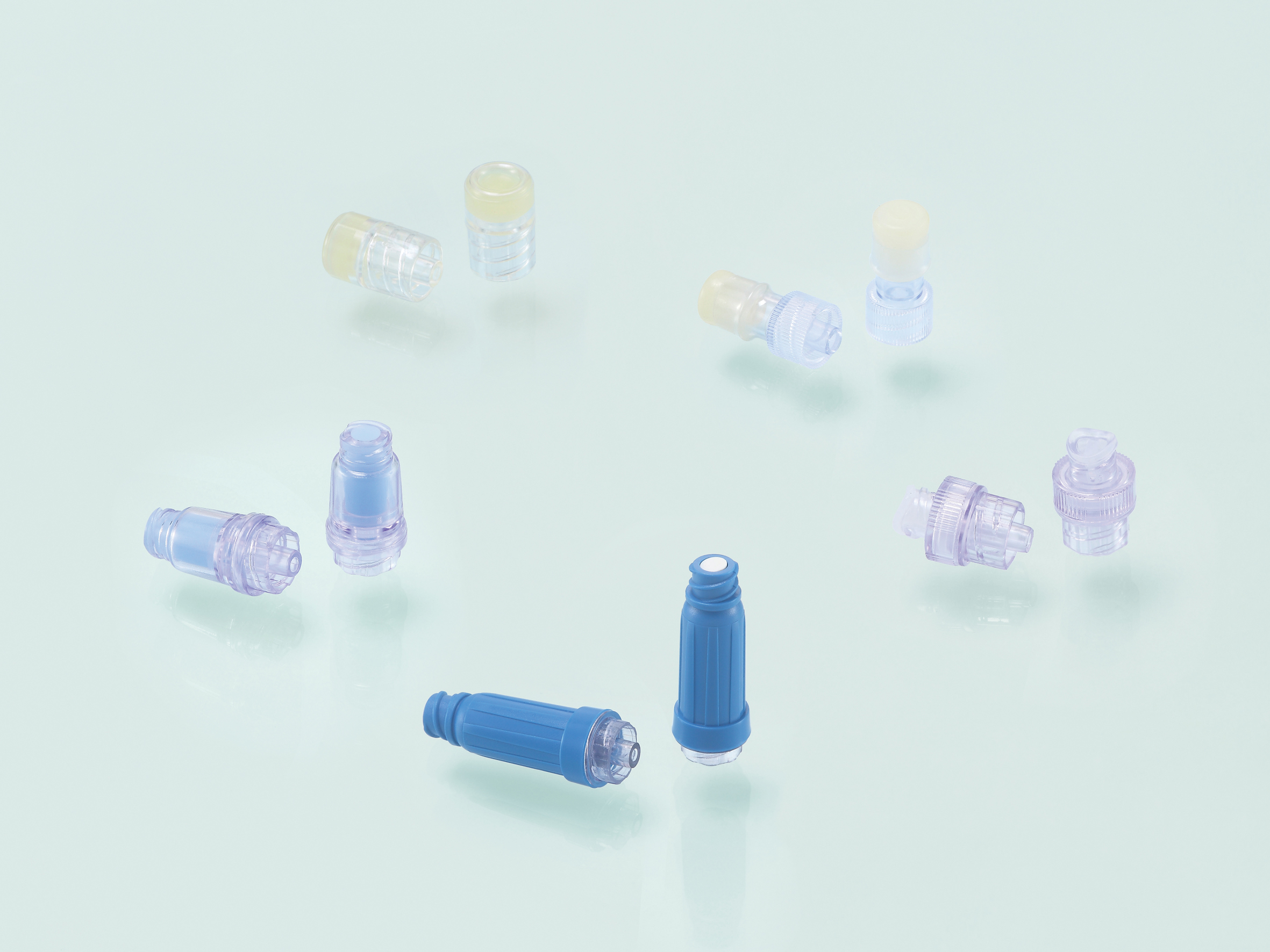 Conector sin aguja neutral de bloqueo Luer médico de Fábrica para juego de infusión IV