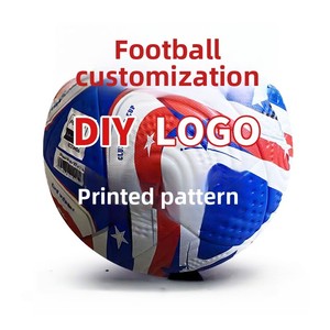 Bola de Futebol Oficial Tamanho <span class=keywords><strong>5</strong></span> à Prova d'Água em Couro PU Construção Termicamente Colada Durável e Resistente ao Uso Interno/Externo - Product Image 1